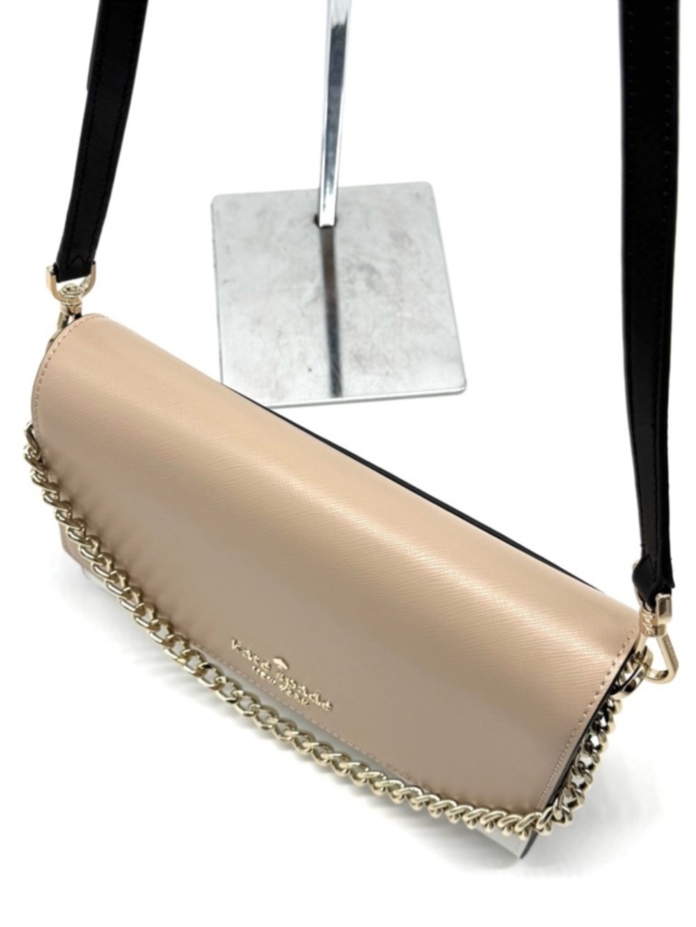 Kate Spade Carson Colorblock Convertible Crossbody Bag Warm Beige - Picture 7 of 10